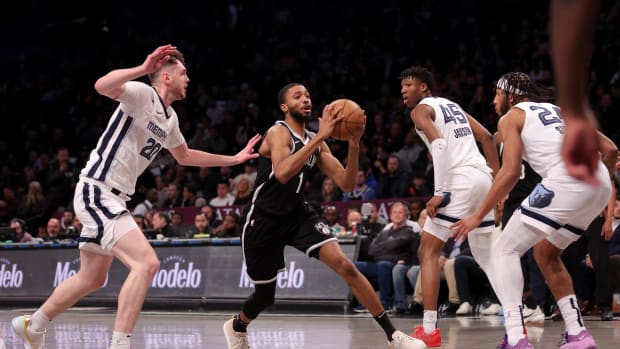 Brooklyn Nets forward Mikal Bridges 